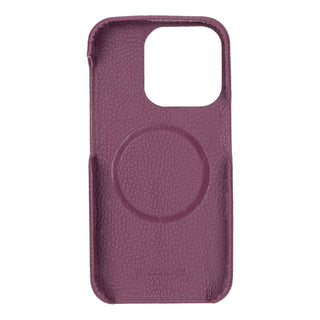 Mason Full-Grain Leather MagSafe Case – iPhone 15 Pro Max, Purple