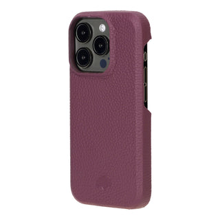 Mason Full-Grain Leather MagSafe Case – iPhone 15 Pro Max, Purple