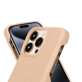 Mason Full-Grain Leather MagSafe Case – iPhone 15 Pro Max, Sand