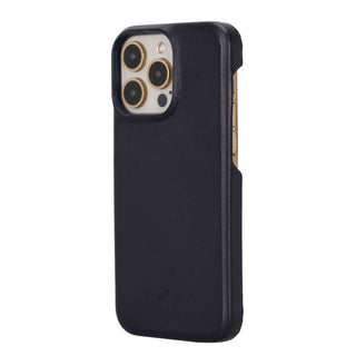 Mason Full-Grain Leather MagSafe Case – iPhone 15 Pro, Soft Blue