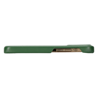 Mason Full-Grain Leather MagSafe Case – iPhone 15 Pro, Soft Green