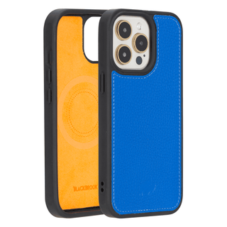 Modern York MagSafe Leather Case – iPhone 15 Pro Max, Blue