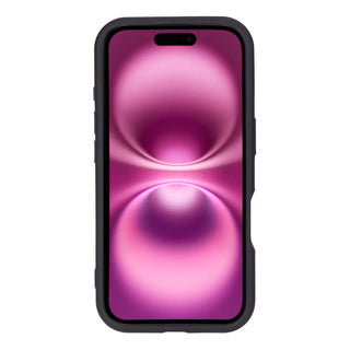 Modern York MagSafe Leather Case – iPhone 16, Distressed Coffee