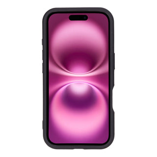 Modern York MagSafe Leather Case – iPhone 16, Golden Brown