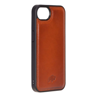 Modern York MagSafe Leather Case – iPhone 16e, Burnished Tan