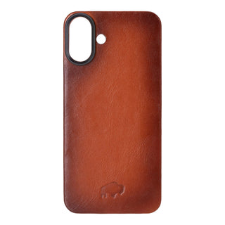 Rohan MagSafe Leather Back Case - iPhone 16 Plus, Burnished Tan