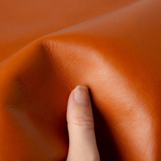 Blake Full‑Grain Leather Crossbody Bag, Tan