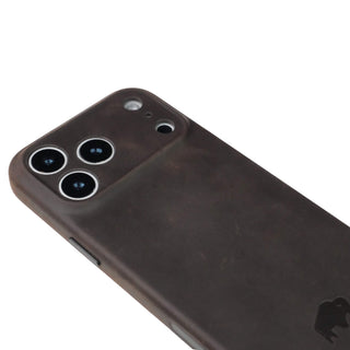 Ryker Leather iPhone 18 Pro Max MagSafe Case, Distressed Coffee