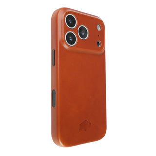 Ryker Leather MagSafe Case - iPhone 17 Pro, Burnished Tan