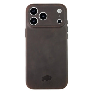 Tudor Tri-Fold Leather Wallet Case  iPhone 17 Pro Max, Distressed Coffee