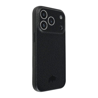 Ryker Leather MagSafe Case - iPhone 17 Pro, Pebble Black