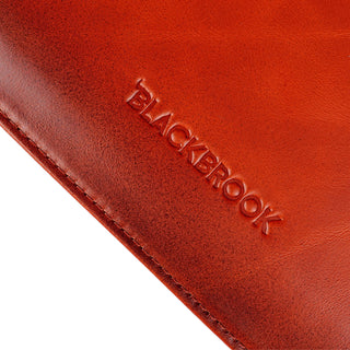 Full-Grain Leather MacBook Sleeve 15/16 inch in Burnished Tan