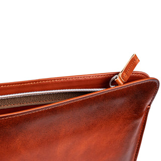 Full-Grain Leather MacBook Sleeve 15/16 inch in Burnished Tan
