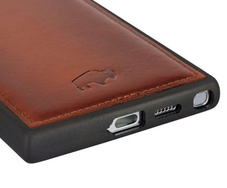 York Leather Snap-On Case - Galaxy S24 Ultra, Burnished Tan