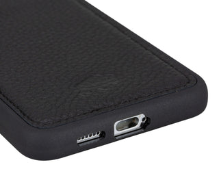 York Leather Snap-On Case - Galaxy S24, Pebble Black