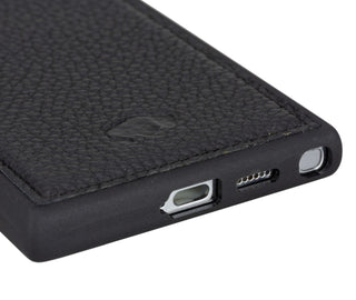 York Leather Snap-On Case - Galaxy S24 Ultra, Pebble Black