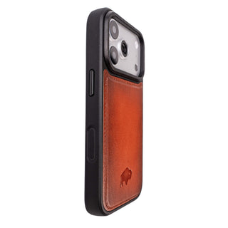 York Leather iPhone 17 Pro Max MagSafe Case, Burnished Tan