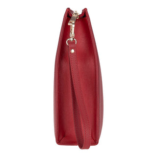 Adorn Leather Women's Wristlet Pouch Bag, Red - BlackBrook Case