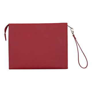 Adorn Leather Women's Wristlet Pouch Bag, Red - BlackBrook Case