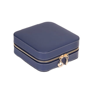 Amanda Leather Jewelry Box, Peach - UnBranded