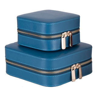 Amanda Leather Jewelry Box, Peach - UnBranded