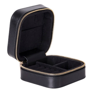 Amanda Leather Jewelry Box, Peach - UnBranded