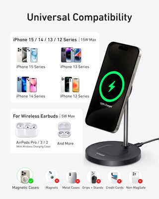 Anker MagGo Wireless Charger (2 - in - 1 Stand) BOA - Anker