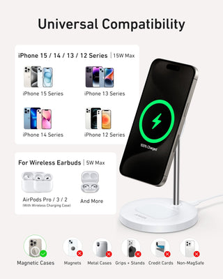 Anker MagGo Wireless Charger (2 - in - 1 Stand) BOA - Anker