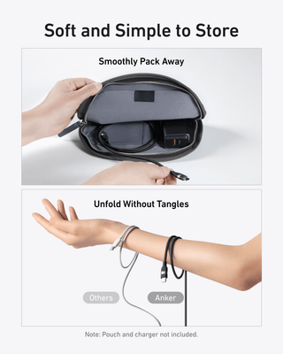 Anker USB - C to USB - C Cable (3 ft / 6 ft, 240W, Upcycled - Braided) - Anker