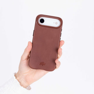 Arden Leather MagSafe Case - iPhone 17 Air, Brown - BlackBrook Case