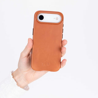 Arden Leather MagSafe Case - iPhone 17 Air, Tan - BlackBrook Case