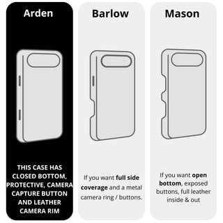Arden Leather MagSafe Case - iPhone 17 Air, Tan - BlackBrook Case