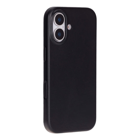 Arden Snap On Case iPhone 17 Black slim black leather snap on case for iPhone 17 with minimalist protection and premium finish
