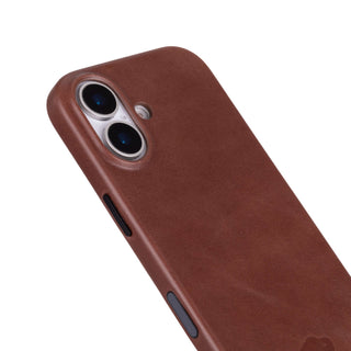 Arden Leather MagSafe Case - iPhone 17, Brown - BlackBrook Case