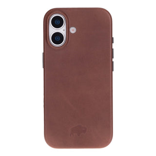 Arden Leather MagSafe Case - iPhone 17, Brown - BlackBrook Case