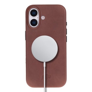 Arden Leather MagSafe Case - iPhone 17, Brown - BlackBrook Case