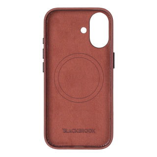 Arden Leather MagSafe Case - iPhone 17, Brown - BlackBrook Case