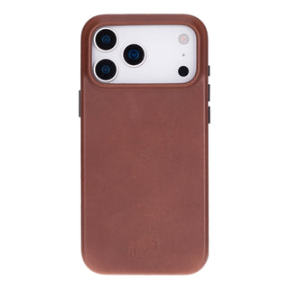 Arden Leather MagSafe Case - iPhone 17 Pro, Brown - BlackBrook Case