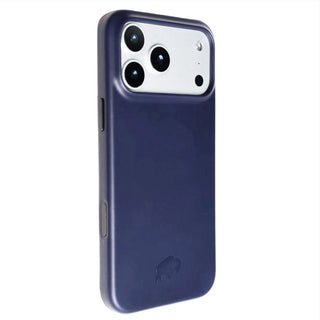 Arden Leather MagSafe Case - iPhone 17 Pro, Deep Blue - BlackBrook Case