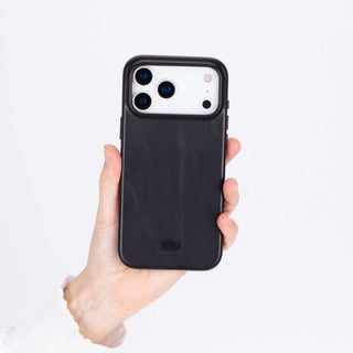 Arden Leather MagSafe Case - iPhone 17 Pro Max, Black - BlackBrook Case