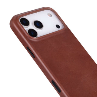 Arden Leather MagSafe Case - iPhone 17 Pro Max, Brown - BlackBrook Case