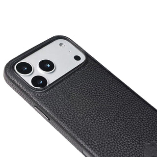 Arden Leather MagSafe Case - iPhone 17 Pro, Pebble Black - BlackBrook Case