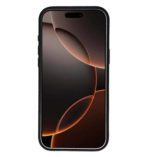 Arden Leather MagSafe Case - iPhone 17 Pro, Pebble Black - BlackBrook Case