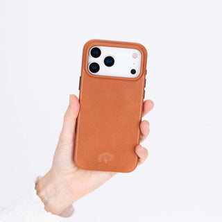 Arden Leather MagSafe Case - iPhone 17 Pro, Tan - BlackBrook Case