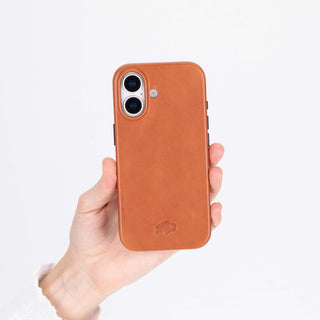 Arden Leather MagSafe Case - iPhone 17, Tan - BlackBrook Case