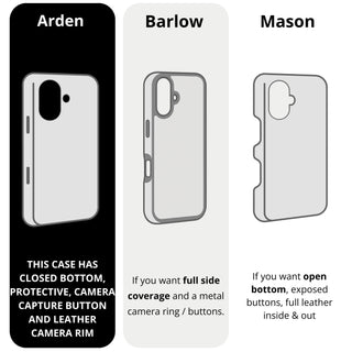 Arden Leather MagSafe Case - iPhone 17, Tan - BlackBrook Case