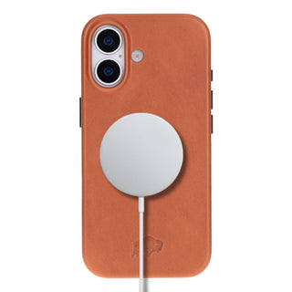 Arden Leather MagSafe Case - iPhone 17, Tan - BlackBrook Case