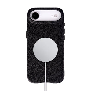 Arden Leather MagSafe Case - iPhone Air, Pebble Black - BlackBrook Case