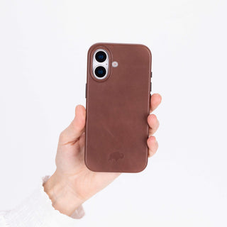 Arden Leather MagSafe Case - iPhone 17, Brown