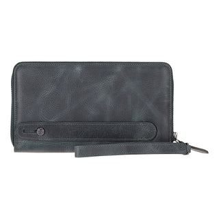Aristo Leather Wallet, Green - UnBranded